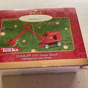 Hallmark Tonka Ornament 2001 1955 Steam Shovel vintage